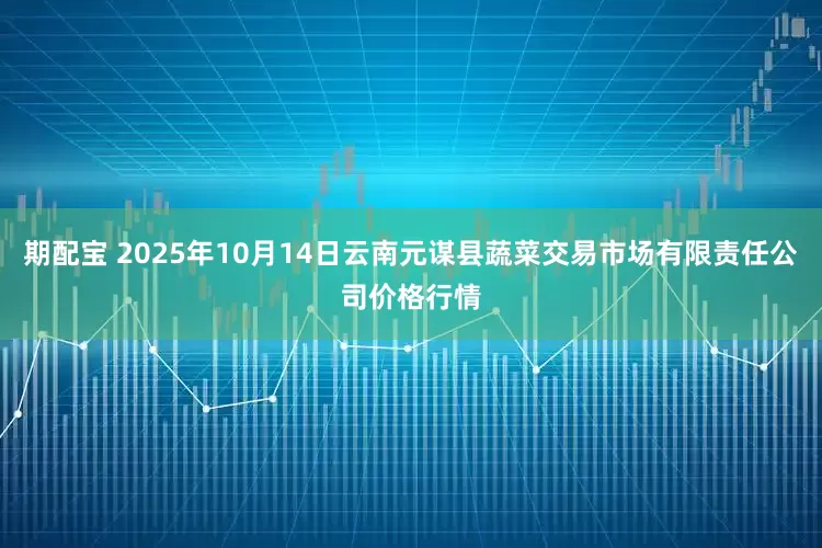期配宝 2025年10月14日云南元谋县蔬菜交易市场有限责任公司价格行情